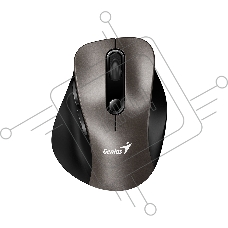 Мышь беспроводная Genius Ergo 9000S шампань титановый, 2400 dpi, радиоканал, USB, кнопки - 6