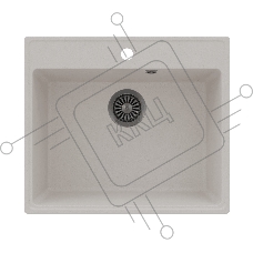 Кухонная мойка Maunfeld Perla 580 MFQS-580W кремовый