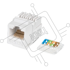Модуль универсальный Cabeus KJ-RJ45-Cat.5e-Toolless keystone, 1хRJ45(8P8C), Toolless, кат. 5е, неэкр., белый