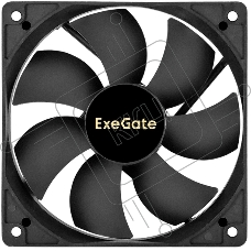Вентилятор корпусной ExeGate EX12025H2P, 120 мм, 1500 об/мин, 25 дБ, 2-pin, без подсветки