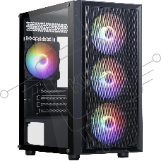 Компьютерный корпус Accord M203 черный без БП ATX 2xUSB2.0 1xUSB3.0 1xUSB3.1 audio bott PSU