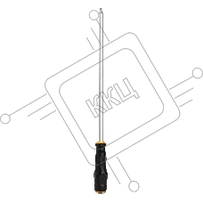 Крестовая отвертка со сквозным хвостовиком (ударная) Deli DL627012 PH4x300