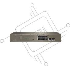 Коммутатор IP-COM G5310P-8-150W, 8×1 Гбит/с PoE + 1×1 Гбит/с Uplink + 1×1 Гбит/с SFP, управляемый