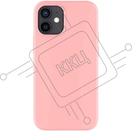 Чехол (клип-кейс) DEPPA Gel Color, для Apple iPhone 12 mini, розовый [87764]