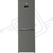 Холодильник Beko B3R0CNK362HG серый, двухкамерный, 220/100л, морозилка снизу No Frost