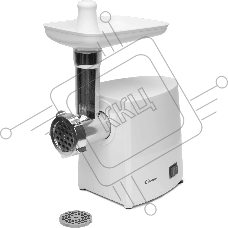 Мясорубка электрическая Candy CG-101 белый, 950 Вт, 2.4 кг/мин, реверс, защита от перегрузки, насадки - 2