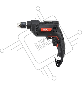 Дрель сетевая Deli DE-DZ10-2E (500Вт, 10мм, 3300об/мин, картон)