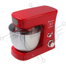 Миксер Sakura SA-6327R красный/серебристый, стационарный, 1000 Вт, 3.5 л, 6 скоростей