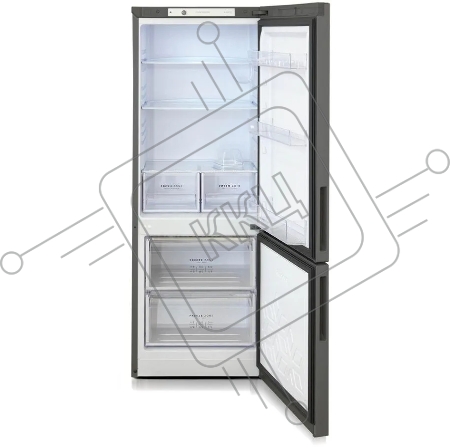 Холодильник Бирюса Б-W6034 2-хкамерн. графит матовый мат.