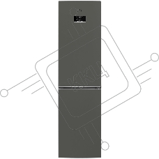 Холодильник Beko B3R0CNK332HG темно-серый двухкамерный 200/100л морозилка снизу, No Frost