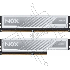 Оперативная память Apacer Nox, DDR4, 16GB (2x8 GB), 3200 MHz, CL16, радиатор, белый