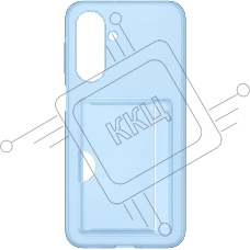 Чехол (клип-кейс) Samsung для Samsung Galaxy A17 Card Slot Case A17 голубой (EF-OA176TLEGRU)