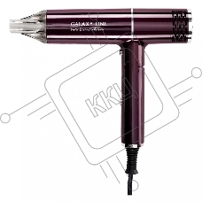 Фен для волос Galaxy Line GL 4355, violet dreams, 1600 Вт, 2 скорости потока воздуха, холодный обдув, защита мотора от перегрева, насадка-концентратор
