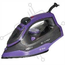Утюг Delta DL-353 черный с фиолетовым