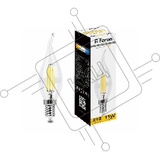 Лампа светодиодная FERON LB-714 (38010) 11W 230V E14 2700K прозрачная
