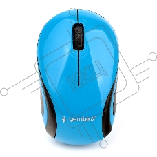 Мышь беспроводная Gembird MUSW-620 синий, 1200 dpi, радиоканал, USB, кнопки - 3