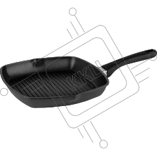 Сковорода-гриль Rondell Patron RDA-1443, 28см, без крышки, серый