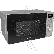 Микроволновая печь Gorenje GRILL MO23A4X нержавеющая сталь, 23 л, 800 Вт, переключатели - поворотный механизм/кнопки