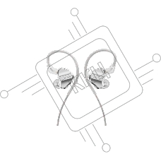 Гарнитура внутриканальная Fiio JD1 1.2м серебристый проводные в ушной раковине (80004230)
