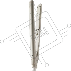 Выпрямитель для волос с аргановым маслом, Tuvio HS22CT01, бежевый