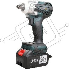 Гайковерт Zitrek Crusher 20 зеленый/черный аккум. патрон:квад.1/2