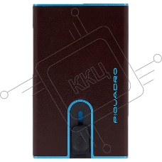 Чехол для кредитных карт Piquadro Blue Square PP4825B2BLR/MO, натур.кожа, красное дерево