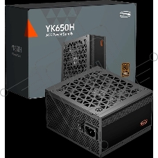 Блок питания ПК Power Supply PCCooler, 650W 80+ Bronze (ATX, ATX 2.52, Non-modular, 1x24(20+4)pin 550mm, 1xCPU*2 8(4+4)pin 650mm, 2xPCIe*2 8(6+2)pin 500mm, 6xSATA*3+MOLEX4pin*2, Active, 120x120mm, 140x150x86mm, APFC, OVP/UVP/OCP/SCP/OTP/OPP/SPD)