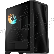 Корпус Gigabyte C103G Glass Black, Midi-Tower, чёрный, закалённое стекло, ARGB подсветка, 1 x 120 мм (в комплекте)