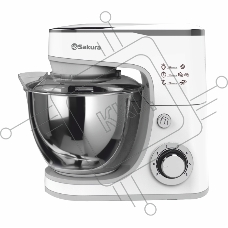 Миксер планетарный Sakura SA-6332W ELEGANT, белый