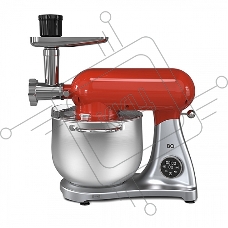Планетарный миксер BQ MX851 Красный-Серебристый