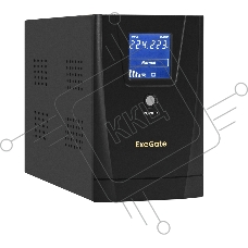 Источник бесперебойного питания ExeGate EX292635RUS SpecialPro Smart LLB-2200.LCD.AVR.2SH.RJ.USB 2200VA/1300W, LCD, AVR,2*Schuko,RJ45/11,USB, металлический корпус, черный