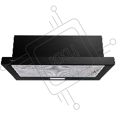 Вытяжка встраиваемая Candy CVXT64NB чёрный, 60 см, 600 м³/ч, 46 дБ