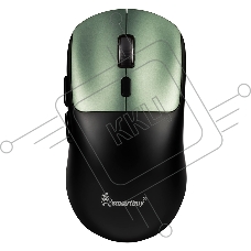 Мышь игровая беспроводная Dual BT+USB с зарядкой Smartbuy X7 черно-зеленая (SBM777DGG) /40.  