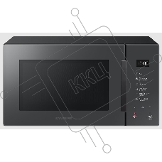 Микроволновая печь Samsung MS23T5018AC/BW антрацит, 23 л, 800 Вт, переключатели - сенсор