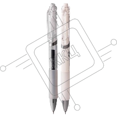 Ручка гелевая автоматическая Deli S01-ST ассорти, d=0.5мм, черные чернила, резиновая манжета