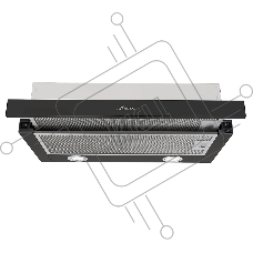 Встраиваемая вытяжка MONSHER, телескопическая, 60 см, High-Tech, макс. Производительность 650 м3/ч, 2 скорости, механическое управление, светодиодное освещение, уровень шума 53 дБ, цвет черный