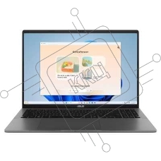 Ноутбук ASUS Vivobook S16 S3607CA-SH100 серый Intel Core Ultra 5 225H 1.7 GHz /DDR5 16Gb 512Gb PCIE G4 SSD /Intel UHD Graphics 16