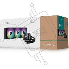 Система жидкостного охлаждения DEEPCOOL LD360 черный, 120 мм, алюминий/медь, 2400 об/мин, 38.71 дБ, 3 pin, 300 Вт