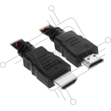 Кабель Rombica CB-ZX50B, HDMI - HDMI, 5м, черный