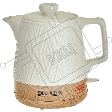 Чайник электрический DELTA LUX DE-1020 белый