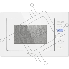 Микроволновая печь встраиваемая Maunfeld MBMO.25.7GW белый, 25 л, 900 Вт, переключатели - сенсор
