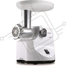 Мясорубка электрическая Kenwood MG450 белый, 1400 Вт, 1.5 кг/мин, реверс, защита от перегрузки, насадки - 5