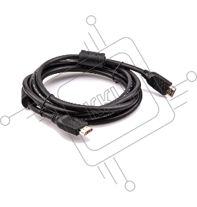 Кабель Aopen HDMI 19M/M ver 2.0, 3М,2 фильтра, Aopen/Qust <ACG517D-3M>