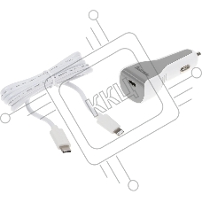 Комплект зарядное устройство Hama H-183317 3A PD для Apple кабель Apple Lightning/Type-C белый