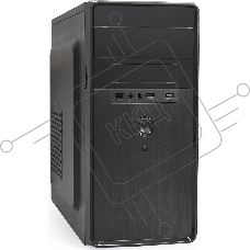 Корпус Minitower ExeGate BA-309-UNS500 (mATX, БП UNS500 с вент. 12см, 2*USB, HD аудио, черный)