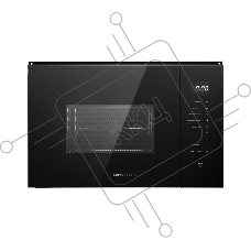 Встраиваемая микроволновая печь Kuppersberg HMW 651 B, High-Tech, 25 л, мощность 900 Вт, кварцевый гриль, поворотный стол, 5 уровней мощности, 8 автоматических программ, размораживание, сенсорное управление, дисплей, черный