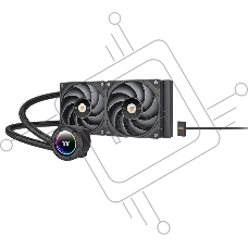 Система водяного охлаждения Thermaltake Toughliquid 240 Ex Pro ARGB Soc-AM5/AM4/1200/1700/1851 черный 4-pin 22.6dB Al+Cu Ret (CL-W418-PL00BL-A)