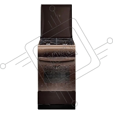 Плита газовая Gefest CG 50M04 K83 коричневый, конфорок 4 газовых, духовка 42 л, 50 см x 85 см x 57 см