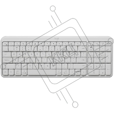Клавиатура Logitech K251 белый беспроводная BT Multimedia (920-013364)