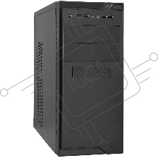 Компьютерный корпус Minitower ExeGate MA-372UX Black, mATX <UN400, 120mm> 2*USB+2*USB3.0, Audio
